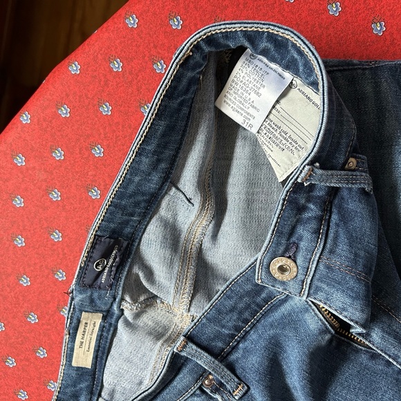 AG The Harper Essential Straight size 31 Women’s jeans medium/dark blue - Picture 4 of 6